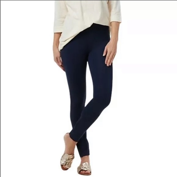 SPANX Pants - Spanx Ponte Control Shaper Ankle Leggings Black 20264R size M NWT